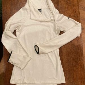 Zip mock neck warm excercise top